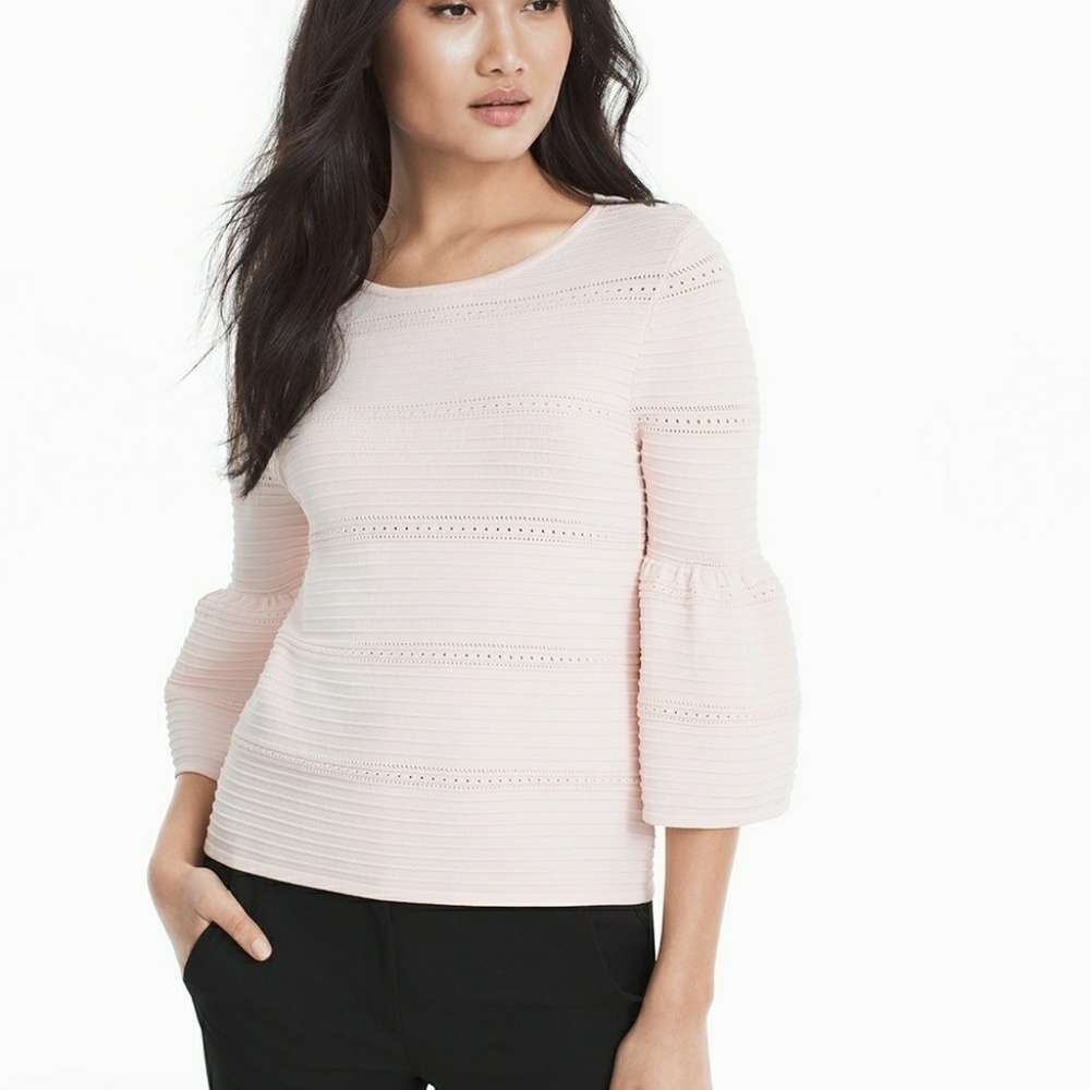 White House Black Market Drama Sleeve Sweater